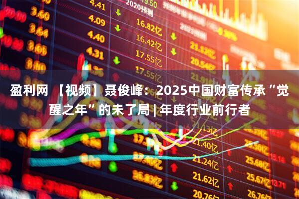 盈利网 【视频】聂俊峰：2025中国财富传承“觉醒之年”的未了局 | 年度行业前行者